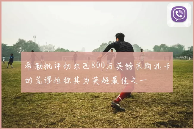 希勒批评切尔西800万英镑求购扎卡的荒谬性称其为英超最佳之一